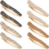 WILLBOND 16 Pieces Pearls Rhinestone Hair Clips 4 Colors Durable Alligator Hairpins for Women Girls Hair Styling Tools A