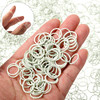 Hicarer 1000 Mini Rubber Bands Soft Elastic Bands for Hair Braids 15 cmGray White