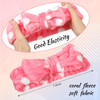 Jexine 24 Pcs Facial Spa Headband Makeup Headbands Bulk Bow Hair Head Band Fluffy Plush Spa Headband for Women Washing F