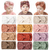 Prohouse 12 Pack Baby Nylon Headbands Hairbands Hair Bow Elastics Handmade Hair Accessories for Baby Girls Newborn Infan