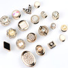 NAISKA 19PCS Rhinestone Hair Beads for Braid Gold Loc Dreadlocks Accessories Shiny Crystal Rhinestones Hair Braid Beads