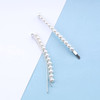 Aneneiceera Boho Pearl Hair Clip Pin Vintage Pearl Hair Pins Barrette Silver Pearl Hair Barrette Clips Decorative Hair P