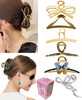 43 Inch Large Metal Hair Claw Clips for Women Big Claw for Thick Nonslip Hair Clips 90s Strong Hold jaw Clamp Grips Perf