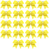 Caenagrion 18 PCS 8 Large Yellow Cheer Hair Bows Ponytail Holder Elastic Band Handmade for Cheerleaders Teen Girls Colle