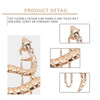 Snake Hair Pins Hair Clips 6pcs Bling Snake Hairpins Golden Metal Snake Headpiece Animals Hairpins Decorative Bobby Pins