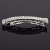 lasenersm Hair Clip 2 Pieces Hair Accessory with Three Row Rhinestone Crystal Hair Barrette Clip for Girls and Women 275