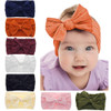 Toptim Baby Bow Headbands Turban Knotted Girls Hairbands for NewbornToddler and Childrens 8 Pack