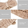 3 Pieces Hair Headband Headband to Wash Face for Women Makeup Spa Headband Microfiber Bowtie Shower Headband for Women a