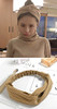 QandSweet Women and Little Girls Stretchy Headbands Teens Cross Hairband for Fashion Shampoo Sports Women Head 5360CM