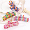 Jayongnee clip Hair Clip Rectangle Design for Women Girls Nonslip French Hair Claw Clips Strong Hold Hair Jaw Clips 4 Pa