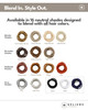 Heliums Small Hair Ties White No Damage Mini 1 Inch Reusable 2mm Elastics for Thin Hair and Kids Neutral Ponytail Holder