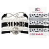 SportyBella Soccer Gift Set Bracelet and 6Piece Hair Tie Pack Soccer Accessories for Girls or Teams Soccer Bracelet and