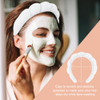 ACOUINT 3 Pack Spa Headbands for Washing Face Skincare Makeup Terry Cloth Headbands with Puffy Cloud Design One Size Fit