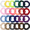 Small Funtopia Velvet Scrunchies 24 Pcs Colorful Hair Ties for Thick and Thin Hair Soft Mini Elastic Ponytail Holders an