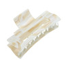 France Luxe Large Cutout Rectangle Claw Clip Classic Handmade French Hair Clips for Women with Thick Hair Strong Hold Wi