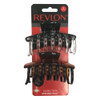 Revlon Strong Hold Hair Claw Clips BrownBlack 2 Count Pack of 1