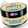 Smooth Viking Hair Clay for Men Strong Hold Clay Pomade Matte Finish OilFree Made in USA All Hair Types Natural Scent Ea