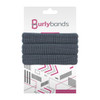 Burlybands Large Hair Ties for Thick Heavy or Curly Hair NonSlip NonDamage Seamless Womens Ponytail Scrunchies Dk Gray 3