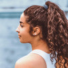 Burlybands Large Hair Ties for Thick Heavy or Curly Hair NonSlip NonDamage Seamless Womens Ponytail Scrunchies Dk Gray 3
