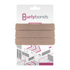Burlybands Large Hair Ties for Thick Heavy or Curly Hair NonSlip NonDamage Seamless Womens Ponytail Scrunchies Lt Brown