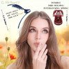 RC ROCHE 6 Pcs Small Flat Flip Hair Claw Clips for Women Alligator Duckbill Thick Hair Styling Barrette Strong Side Slid