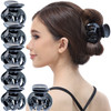 RC ROCHE 6 Pcs Octopus Hair Claw Clip for Women Thick Hair Round Jaw Pumpkin Jumbo Extra Big Cute Slip Secure Grip Stron