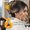 RC ROCHE 6 Pcs Octopus Hair Claw Clip for Women Thick Hair Round Jaw Pumpkin Jumbo Extra Big Cute Slip Secure Grip Stron