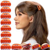 RC ROCHE ORNAMENT 12 Pcs Womens Jaw Claw Flat Clutcher Clamp No Slip Grip Strong Hold Fashion Cute Accessory Salon Styli