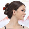 RC ROCHE 6 Pcs Octopus Hair Claw Clip Women Thick Hair Jaw Round Extra Big XL Jumbo Pumpkin Hair Secure No Slip Grip Cla