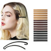Aurora Pin Hair Barrettes Clips Set Small Plastic Dome Styling Accessories Decorative Clamps For Half Updo Ponytail For