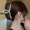 Wiwpar Crystal Hair Clip Acrylic Jaw Clip Hairpin Full Rhinestone Hair Claw Large Fashion Hair Accessories for Women Gir