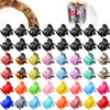 WILLBOND 100 Pieces Mini Hair Claw Clip Plastic Small Colorful Hair Clamps Clips Tiny Noslip Jaw with Box Container for