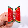 Cute Fruit Watermelon Hair Claws and Clips Fashion Summer Barrettes Acetate Claws for Thin Medium Short Hair Hair Access