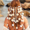 GORTIN Sunflower Headband Light up Daisy Flower Headpiece Bohemian Hippie Hair Accessories for Women