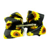Big Jumbo Bow Hair Clips for Girls Sunflower Hair Bow Pins BBG56 Black Bow