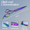 Professional Hair Cutting Shears65 Inch Barber hair Cutting Scissors Sharp Blades Hairdresser Haircut For WomenMenkids J