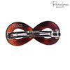 Parcelona French Classic Infinity 3 12 Celluloid Automatic Hair Clip Barrette Strong Hold Grip Hair Clips for Women No S