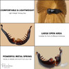 Parcelona French Fat Fish Small 2 34 Tortoise Shell Set of 2 Celluloid Fashion Durable Ponytail Holder Banana Hair Clips
