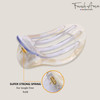 French Amie Oval Small 3 Cellulose Acetate Side Slide Handmade Hair Claws No Slip Grip Flexible Fashion Durable Styling