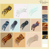 Parcelona French Simply Bear Paw Medium 3 Celluloid Acetate Non Slip Side Slide In Jaw Yoga for Fine Hair Fashion Durabl