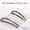 French Amie Slick Tokyo Large 4 14 Handmade Cellulose Acetate No Slip Grip Metal Free Chignon U Hair Pin Stick for Women