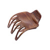 Parcelona French Paw Wide Side Slide Yoga Jaw Hair Clips Strong Hold No Slip Grip Girls Beak Hair Claw Clips for Women D