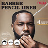 Red by Kiss 3PCS Barber Pencil with Builtin Sharpener Edge Hairline Razor Trace and Beard Guide Outliner Pencils Value S