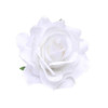 White Rose Flower Hair Clips Flower Brooch Pin Up Mexican Flamenco Dancer Fabric Flowers Headwear Barrette Styling Tools