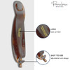 Parcelona French Sleek Tortoise Shell Brown Large 4 12 Celluloid No Slip Grip Metal Free Strong Hold Hair Clips for Wome