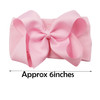 CellElection 20PCS Baby Girls Soft Nylon Headbands 6Inch Big Bows Elastic Nylon Hairbands Hair Accessories for Newborns