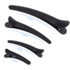 12 Pcs Matt Black Styling Hair Clips Plastic Alligator Hair Clips Professional Hair Clamp for Salon Hair Styling Section