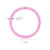 200 Pieces Nometal Hair Elastics Hair Ties Ponytail Holders Hair Bands 2 Mm Glitter Multicolor