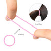 200 Pieces Nometal Hair Elastics Hair Ties Ponytail Holders Hair Bands 2 Mm Glitter Multicolor