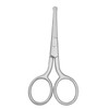 Motanar Safety Hair Scissors Stainless Steel Blunt Tip Scissor for Hair Cutting Professional Grooming for Eyebrows Nose